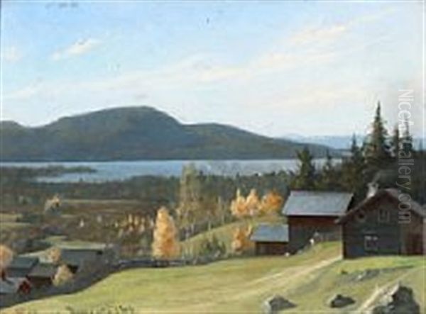 The Meadow Mesnalien From Lillehammer Norway - view 1