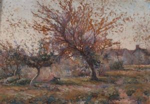 Le Verger En Automne by Michel Korochansky
