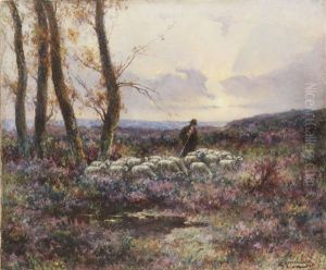 Shepherd In A Field Shepherd In A Field