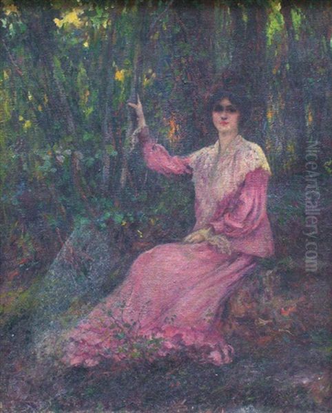 Femme Dans Le Bois - view 1
