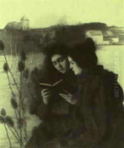 La Lecture by Michel Korochansky
