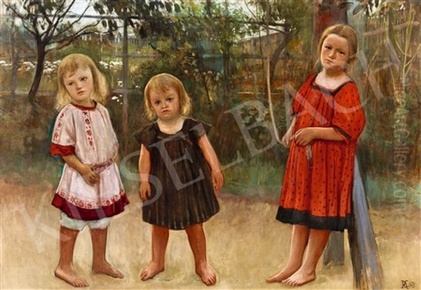 Three Children - view 1