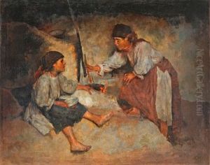 Konyhaban by Aladar Koeroesfoei Kriesch