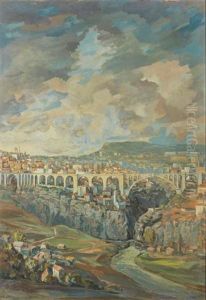 Vue De Constantine, En Algerie by Alexei Konstantinovich Korovin