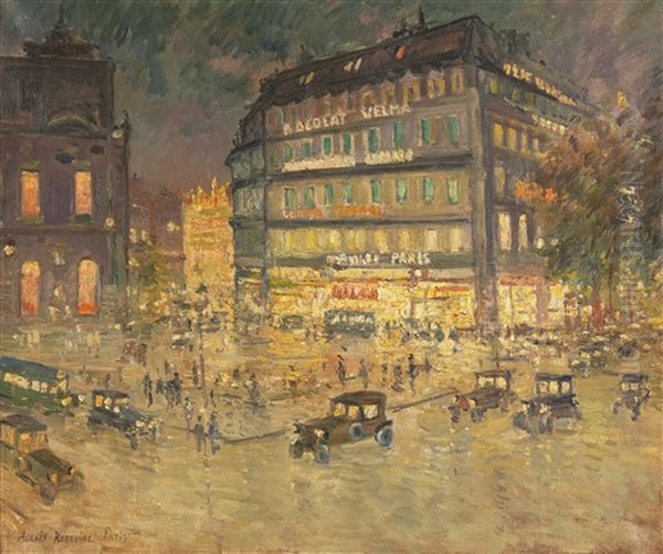 Paris, Place De L"opera With The Opera Garnier On The Left - view 1