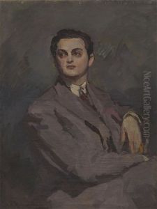 Portrait Of The Singer Mikhail Benois