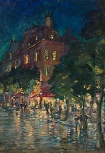 Nuit A Paris by Konstantin Alexeievitch Korovin