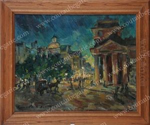 Place Du Pantheon A Paris by Constatin Korovine
