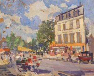 Rue De Paris by Constatin Korovine