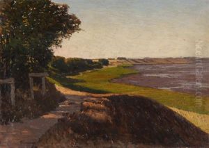 Meeresbucht In Norddeutschland by Franz Korwan