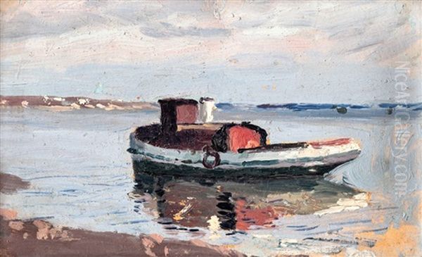 Studie Eines Fischkutters Vor Sylt - view 1
