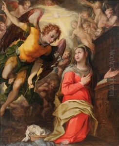 L'annunciazione by Domenico Beccafumi