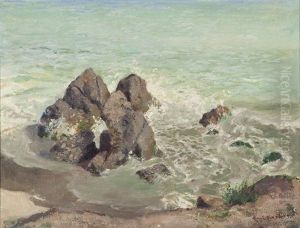 California Coastal Seascape by Emil Kosa Sr.