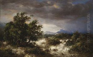 Horska Krajina V Bouri by Adolf Kosarek