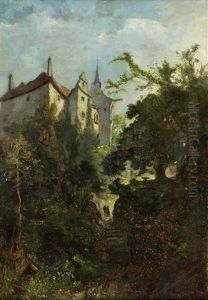 Schloss Klenau Bei Klatovy (bohmen) by Rudolf Koeselitz