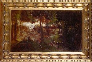 Landschaft Bei Frasdorf by Rudolf Koeselitz