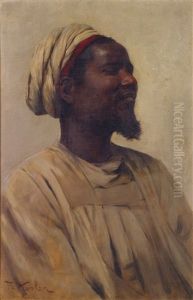 Portrait De Nubien by Franz Xavier Kosler