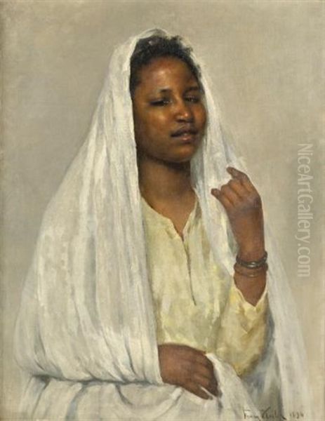 African Beauty In White - view 1