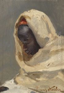 2 Orientalische Portraitkopfe (2 Works) by Franz Xavier Kosler