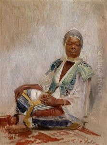 Ruhende Nubierin (study)