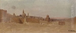 Islamische Wustenstadt Mit Moschee Islamische Wustenstadt Mit Moschee