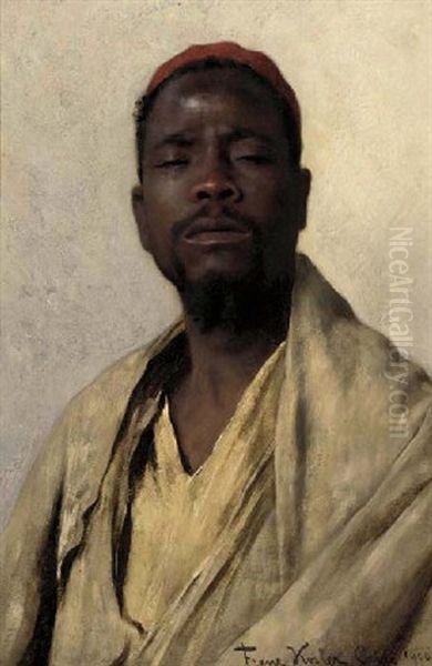 Portrait Of An Egyptian In A Khaki Tunic - view 1