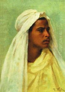 Portrait Eines Orientalen by Franz Xavier Kosler