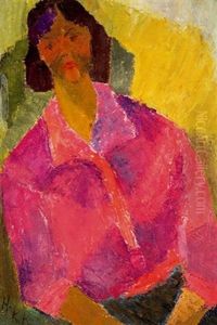 Jeune Femme A La Tunique Rose by Jeanne (Hannah) Freundlich Kosnick-Kloss