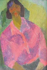 Selbstportrat by Jeanne (Hannah) Freundlich Kosnick-Kloss
