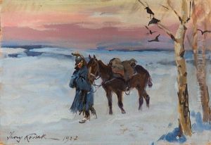 Return From Moscow by Jerzy Kossak