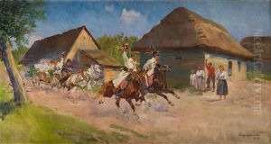 Wedding by Jerzy Kossak