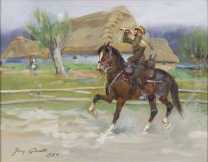 Uhlan On Horseback
