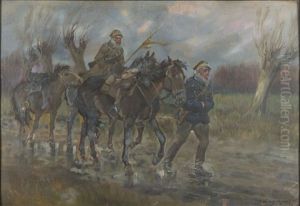 Return From Battle by Jerzy Kossak