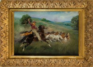 On The Prairie by Jerzy Kossak