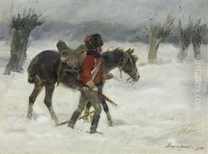 Rider. Across Heavy Snows by Jerzy Kossak