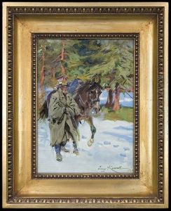 Cavalier by Jerzy Kossak