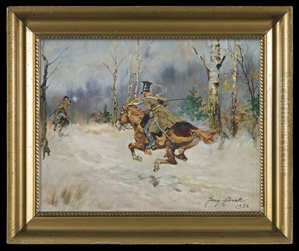 Polish Uhlan In Pursuit Of The Bolsheviks - view 1