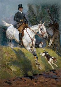 Parforcejagd by Jerzy Kossak