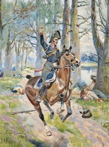 An Ulan On Horseback On The Falenty Dyke An Ulan On Horseback On The Falenty Dyke