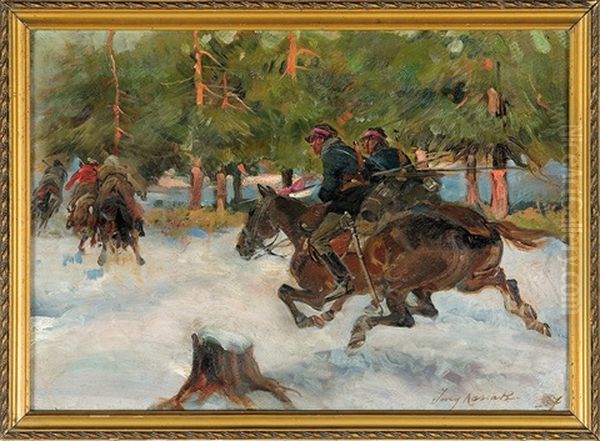 Riders In Full Chase - view 1