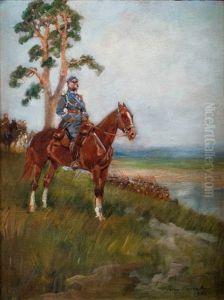 Marszalek Pilsudski Na Koniu by Jerzy Kossak