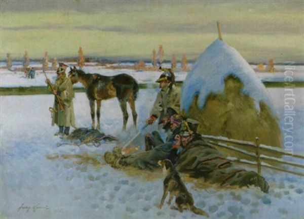 Soldaten Bei Der Rast - view 1