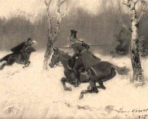 Duell Zu Pferde by Jerzy Kossak