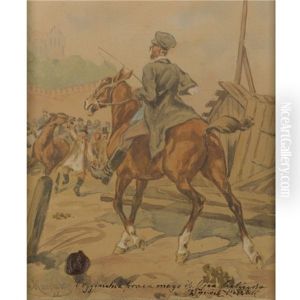 Rider On Horseback by Juliusz Kossak