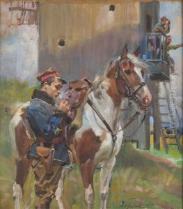 Observation Post by Woiciech Ritter Von Kossak