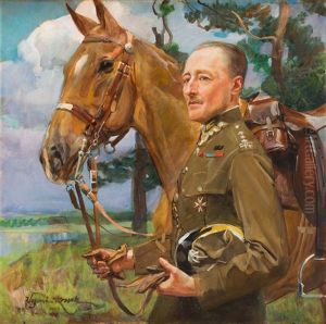 Colonel Konstanty Przezdziecki by Woiciech Ritter Von Kossak