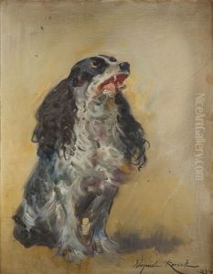 Cocker Spaniel by Woiciech Ritter Von Kossak