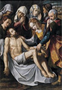 Descent From The Cross by Gaspar Becerra