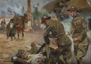 Blessed Soilders by Woiciech Ritter Von Kossak