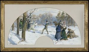 Duel After Masquerade by Woiciech Ritter Von Kossak